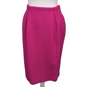Robin Sinkler Textured  Pencil Skirt Pink